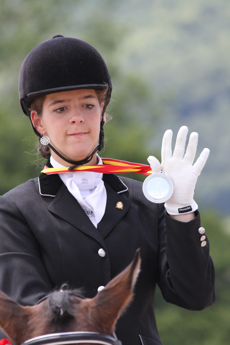 Quintana y Lázcoz, campeona y subcampeona de España de Paraecuestre grado II 2013